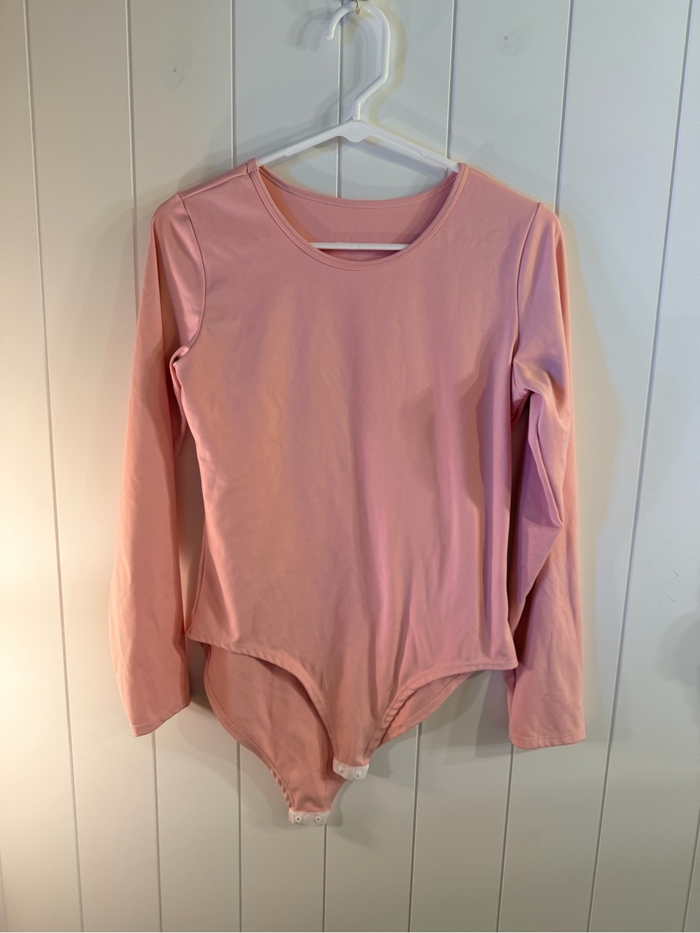 Pink Long Sleeve Bodysuit – Women’s XL